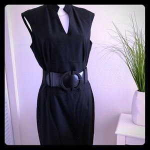 Antonio Melani Black Suited Office Dress